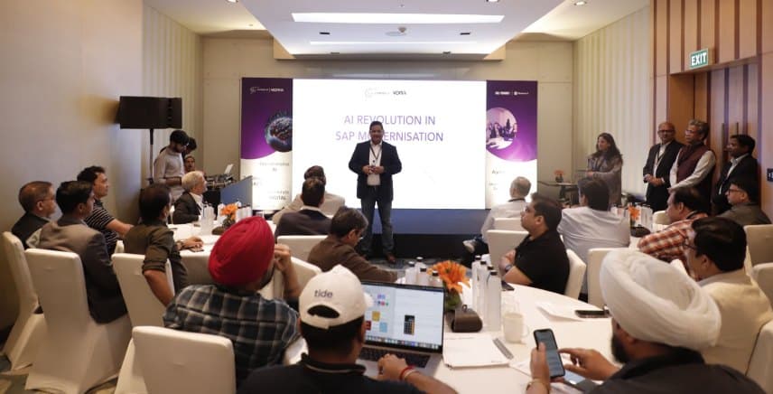 CoreOps.AI leading a session on AI in SAP modernisation
