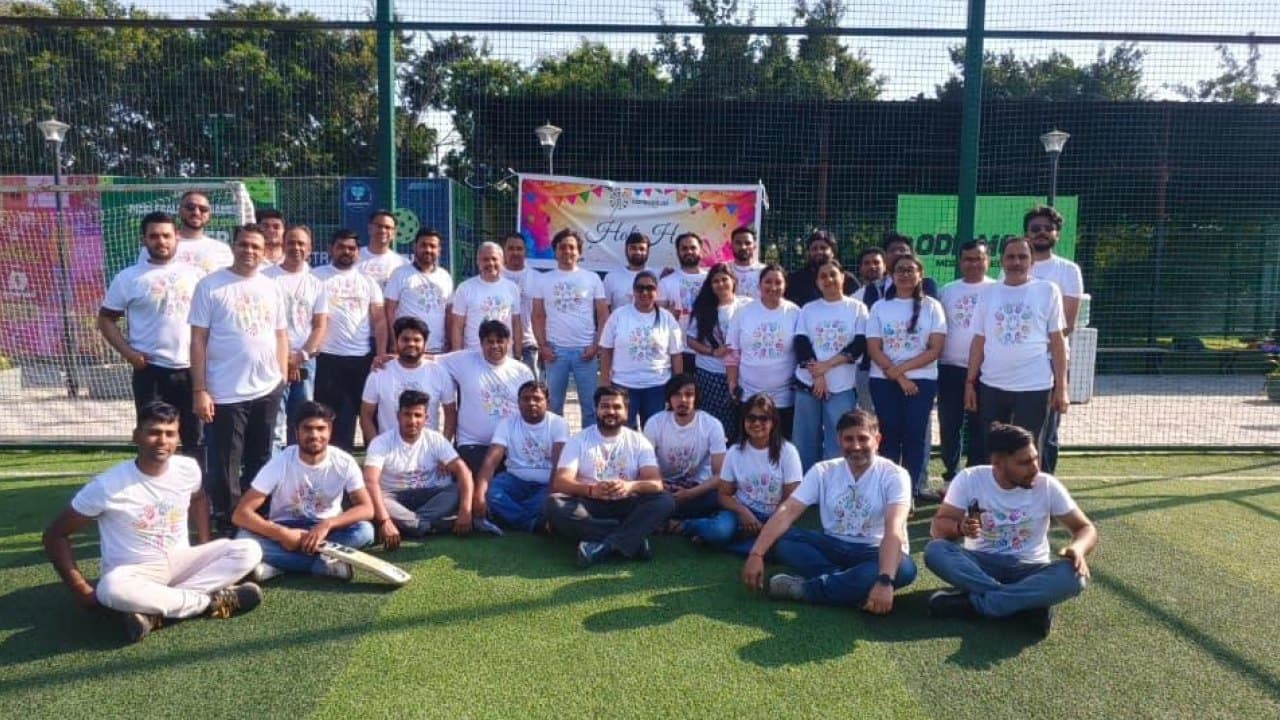 The CoreOps.AI team at an outdoor team day